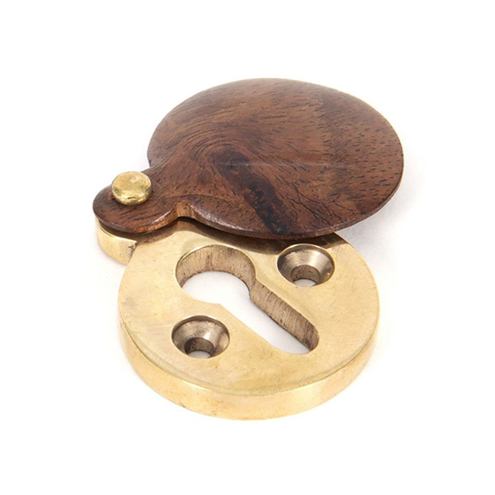 From the Anvil Round Escutcheon - Rosewood